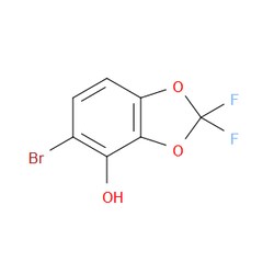 Aobchem&nbsp;5-Bromo-2 2-difluorobenzo[d][1 3]dioxol-4-ol | ≥95% | CAS 1628572-59-7 | C7H3BrF2O3 | 1g