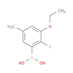 Aobchem&nbsp;3-Ethoxy-2-fluoro-5-methylphenylboronic acid | ≥97% | CAS 2096333-49-0 | C9H12BFO3 | 500mg