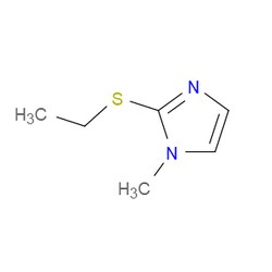 Aobchem&nbsp;2-(Ethylthio)-1-methyl-1H-imidazole | ≥97% | CAS 50968-13-3 | C6H10N2S | 1g