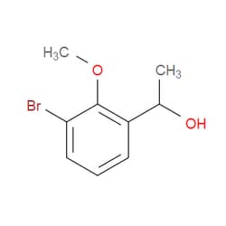 Aobchem&nbsp;1-(3-Bromo-2-methoxyphenyl)ethanol | ≥95% | CAS 267651-22-9 | C9H11BrO2 | 500mg