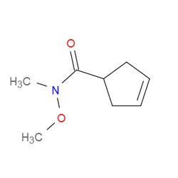 Aobchem&nbsp;N-methoxy-N-methylcyclopent-3-enecarboxamide | ≥95% | CAS 248275-70-9 | C8H13NO2 | 250mg