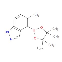Aobchem&nbsp;5-Methyl-1H-indazole-4-boronic acid pinacol ester | ≥97% | CAS 1689539-29-4 | C14H19BN2O2 | 5g