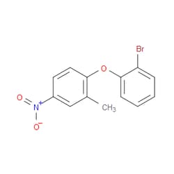 Aobchem&nbsp;1-(2-Bromophenoxy)-2-methyl-4-nitrobenzene | ≥95% | CAS 1152822-02-0 | C13H10BrNO3 | 5g