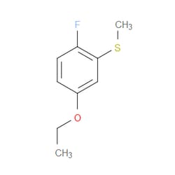 AOBCHEM&nbsp;(5-Ethoxy-2-fluorophenyl)(methyl)sulfane | ≥97% | CAS 2586126-20-5 | C9H11FOS | 1g