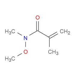 Aobchem&nbsp;N-methoxy-N-methylmethacrylamide | ≥97% | CAS 132960-14-6 | C6H11NO2 | 500mg
