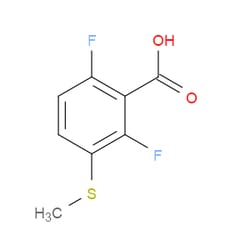 Aobchem&nbsp;2 6-Difluoro-3-(methylthio)benzoic acid | ≥97% | CAS 1428234-51-8 | C8H6F2O2S | 500mg