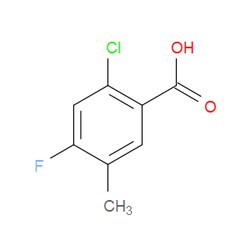 Aobchem&nbsp;2-Chloro-4-fluoro-5-methylbenzoic acid | ≥97% | CAS 208165-96-2 | C8H6ClFO2 | 5g