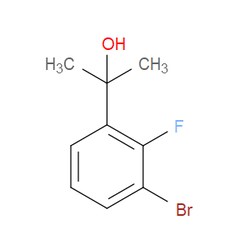 Aobchem&nbsp;2-(3-Bromo-2-fluorophenyl)propan-2-ol | ≥97% | CAS 1500758-16-6 | C9H10BrFO | 5g
