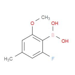 Aobchem&nbsp;2-Fluoro-6-methoxy-4-methylphenylboronic acid | ≥97% | CAS 1451392-08-7 | C8H10BFO3 | 1g