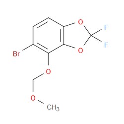 Aobchem&nbsp;5-Bromo-2 2-difluoro-4-(methoxymethoxy)benzo[d][1 3]dioxole | ≥95% | CAS 3049226-19-6 | C9H7BrF2O4 | 500mg