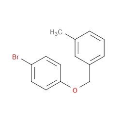 Aobchem&nbsp;1-(4-Bromophenoxymethyl)-3-methylbenzene | ≥95% | CAS 1040007-72-4 | C14H13BrO | 250mg
