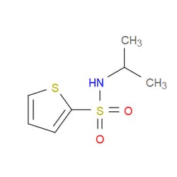 Aobchem&nbsp;N-(1-Methylethyl)-2-thiophenesulfonamide | ≥95% | CAS 332354-67-3 | C7H11NO2S2 | 250mg