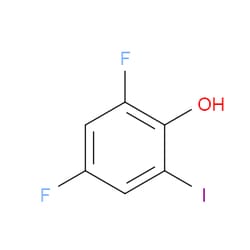 Aobchem&nbsp;2 4-Difluoro-6-iodophenol | ≥97% | CAS 551002-42-7 | C6H3F2IO | 250mg