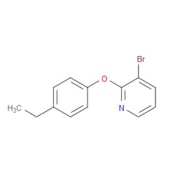 Aobchem&nbsp;Pyridine  3-bromo-2-(4-ethylphenoxy)- | ≥97% | CAS 1248595-48-3 | C13H12BrNO | 5g