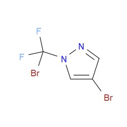 Aobchem&nbsp;4-Bromo-1-(bromodifluoromethyl)-1H-pyrazole | ≥95% | CAS 1046831-96-2 | C4H2Br2F2N2 | 1g