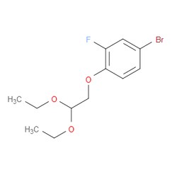 Aobchem&nbsp;4-Bromo-1-(2 2-diethoxyethoxy)-2-fluorobenzene | ≥97% | CAS 1271673-78-9 | C12H16BrFO3 | 250mg