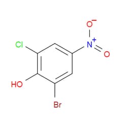 Aobchem&nbsp;2-Bromo-6-chloro-4-nitrophenol | ≥97% | CAS 20294-55-7 | C6H3BrClNO3 | 250mg