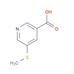 Aobchem&nbsp;5-(Methylthio)nicotinic acid | ≥97% | CAS 74470-28-3 | C7H7NO2S | 250mg