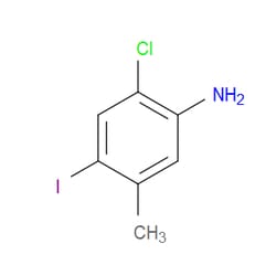Aobchem&nbsp;2-Chloro-4-iodo-5-methylbenzenamine | ≥97% | CAS 1000341-54-7 | C7H7ClIN | 500mg