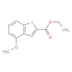 Aobchem&nbsp;Ethyl 4-methoxybenzo[b]thiophene-2-carboxylate | ≥97% | CAS 187753-63-5 | C12H12O3S | 250mg