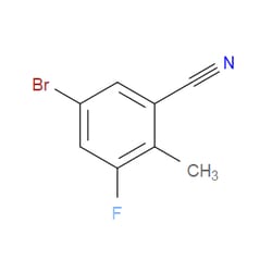 Aobchem&nbsp;5-Bromo-3-fluoro-2-methylbenzonitrile | ≥95% | CAS 1807117-78-7 | C8H5BrFN | 1g