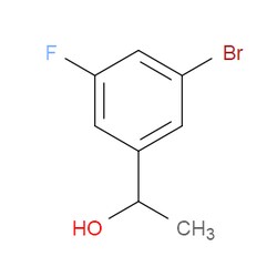 Aobchem&nbsp;1-(3-Bromo-5-fluorophenyl)ethanol | ≥95% | CAS 627527-04-2 | C8H8BrFO | 1g