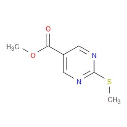Aobchem&nbsp;Methyl 2-(methylthio)pyrimidine-5-carboxylate | ≥95% | CAS 38275-41-1 | C7H8N2O2S | 10g