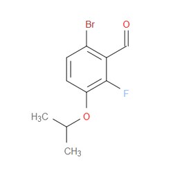 Aobchem&nbsp;6-Bromo-2-fluoro-3-isopropoxybenzaldehyde | ≥97% | CAS 2413441-10-6 | C10H10BrFO2 | 1g
