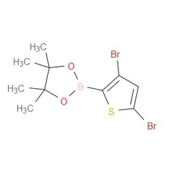 Aobchem&nbsp;(3 5-Dibromothiophen-2-yl)boronic acid pinacol ester | ≥95% | CAS 2121511-80-4 | C10H13BBr2O2S | 250mg