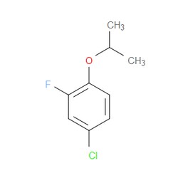 Aobchem&nbsp;4-Chloro-2-fluoro-1-isopropoxybenzene | ≥97% | CAS 1369880-31-8 | C9H10ClFO | 5g