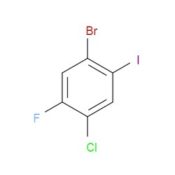 Aobchem&nbsp;1-Bromo-4-chloro-5-fluoro-2-iodobenzene | ≥95% | CAS 1263377-64-5 | C6H2BrClFI | 5g