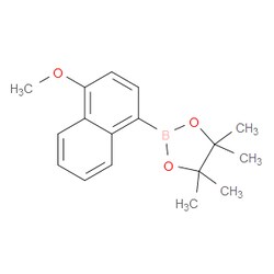 Aobchem&nbsp;4-Methoxynaphthalene-1-boronic acid pinacol ester | ≥97% | CAS 269410-16-4 | C17H21BO3 | 1g
