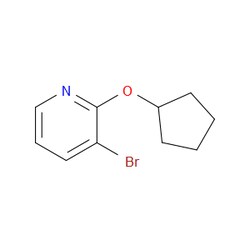 Aobchem&nbsp;3-Bromo-2-(cyclopentyloxy)pyridine | ≥95% | CAS 1247429-75-9 | C10H12BrNO | 5g