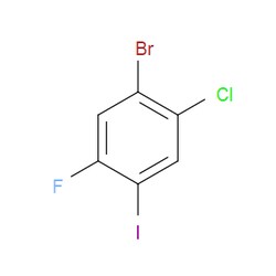Aobchem&nbsp;1-Bromo-2-chloro-5-fluoro-4-iodobenzene | ≥97% | CAS 1160574-56-0 | C6H2BrClFI | 1g
