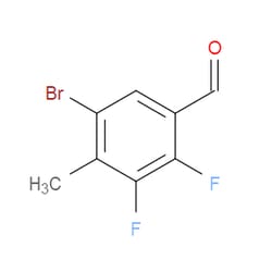 Aobchem&nbsp;5-Bromo-2 3-difluoro-4-methylbenzaldehyde | ≥97% | CAS 1823871-92-6 | C8H5BrF2O | 5g