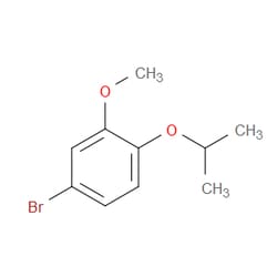 Aobchem&nbsp;4-Bromo-1-isopropoxy-2-methoxybenzene | ≥97% | CAS 138505-27-8 | C10H13BrO2 | 250mg