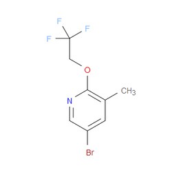 Aobchem&nbsp;5-Bromo-3-methyl-2-(2 2 2-trifluoroethoxy)pyridine | ≥97% | CAS 1187930-58-0 | C8H7BrF3NO | 500mg