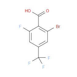 Aobchem&nbsp;2-Bromo-6-fluoro-4-(trifluoromethyl)benzoic acid | ≥97% | CAS 1800423-60-2 | C8H3BrF4O2 | 1g