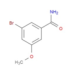 Aobchem&nbsp;3-Bromo-5-methoxybenzamide | ≥97% | CAS 1177558-45-0 | C8H8BrNO2 | 5g