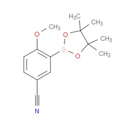 Aobchem&nbsp;5-Cyano-2-methoxyphenylboronic acid pinacol ester | ≥97% | CAS 706820-96-4 | C14H18BNO3 | 500mg