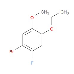Aobchem&nbsp;1-Bromo-4-ethoxy-2-fluoro-5-methoxybenzene | ≥97% | CAS 1095544-33-4 | C9H10BrFO2 | 500mg