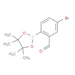 Aobchem&nbsp;5-Bromo-2-(4 4 5 5-tetramethyl-1 3 2-dioxaborolan-2-yl)benzaldehyde | ≥95% | CAS 1352819-26-1 | C13H16BBrO3 | 500mg