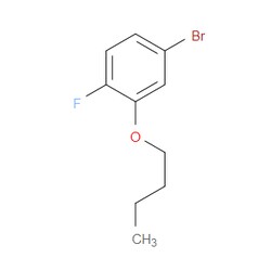 Aobchem&nbsp;1-Bromo-3-n-butyloxy-4-fluorobenzene | ≥95% | CAS 1309933-37-6 | C10H12BrFO | 250mg