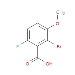 Aobchem&nbsp;2-Bromo-6-fluoro-3-methoxybenzoic acid | ≥95% | CAS 1532387-46-4 | C8H6BrFO3 | 1g