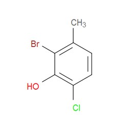 Aobchem&nbsp;2-Bromo-6-chloro-3-methylphenol | ≥97% | CAS 1211512-31-0 | C7H6BrClO | 1g