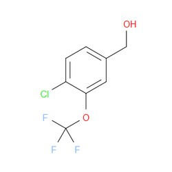 Aobchem&nbsp;4-Chloro-3-(trifluoromethoxy)benzyl alcohol | ≥97% | CAS 886500-89-6 | C8H6ClF3O2 | 10g
