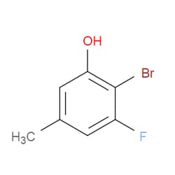 Aobchem&nbsp;2-Bromo-3-fluoro-5-methylphenol | ≥97% | CAS 1782495-05-9 | C7H6BrFO | 1g