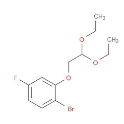 Aobchem&nbsp;1-Bromo-2-(2 2-diethoxyethoxy)-4-fluorobenzene | ≥97% | CAS 253429-30-0 | C12H16BrFO3 | 250mg