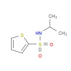 Aobchem&nbsp;N-(1-Methylethyl)-2-thiophenesulfonamide | ≥95% | CAS 332354-67-3 | C7H11NO2S2 | 500mg