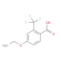 Aobchem&nbsp;4-Ethoxy-2-(trifluoromethyl)benzoic acid | ≥97% | CAS 1340229-02-8 | C10H9F3O3 | 1g